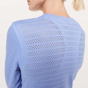 Lululemon Breeze By Long Sleeve in Hydrangea Blue